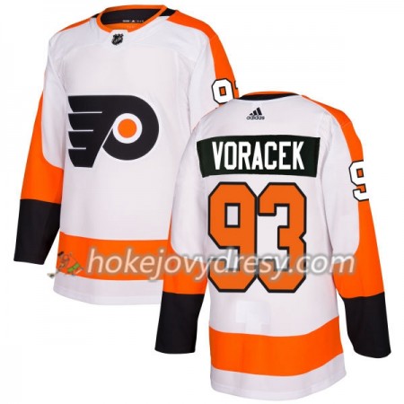 Pánské Hokejový Dres Philadelphia Flyers Jakub Voracek 93 Bílá 2017-2018 Adidas Authentic